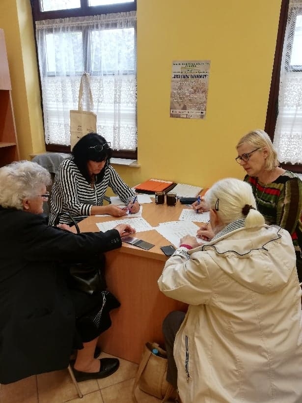 Fotografia z przeprowadzonej akcji promocyjnej projektu oraz rekrutacji uczestników